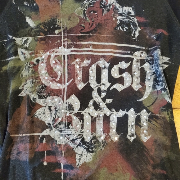 Crash & Burn Tops Crash And Burn Brand Softball Style Tshirt Poshmark